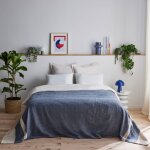 Couverture bleu prusse 220x240 cm Couverture bleu prusse 220x240 cm