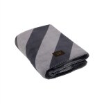 Couverture pour chien noir en polester h120x160cm