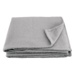 Couverture laine naturelle gris souris 220x240 cm Couverture laine naturelle gris souris 220x240 cm