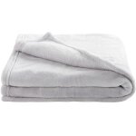 Couverture microfibre microdoux gris perle (75 x 100 cm) Couverture microfibre microdoux gris perle (75 x 100 cm)