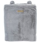 Couverture polaire gris clair mix & match (75 x 100 cm)