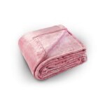 Couverture polaire unie pilonga polyester rose clair 240x220 cm Couverture polaire unie pilonga polyester rose clair 240x220 cm