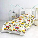 Couvre - lit 100% coton multicolore 180x260 cm
