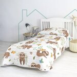 Couvre - lit 100% coton multicolore 180x260 cm