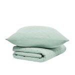 Couvre lit boutis 240x260 cm bleu c�ladon