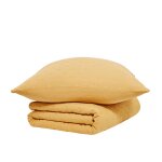 Couvre lit boutis 240x260 cm jaune