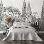 Couvre lit en satin de coton bio eclipse 260x240 Couvre lit en satin de coton bio eclipse 260x240