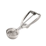 Cuillre  glace en acier inoxydable argent