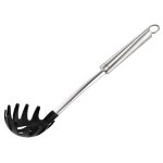 Cuillre  spaghetti bi - matire noir en inox
