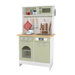 Cuisine en bois pour enfants 95. 3 cm, vert