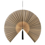 Dco murale ventail en bambou bicolore 138x112