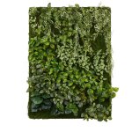 Déco murale plantes artificielles vertes 100x136 Déco murale plantes artificielles vertes 100x136