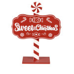 Dco de nol pancarte rouge et blanche h22