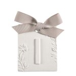 Décor parfumé lettre i - voile de lin Décor parfumé lettre i - voile de lin