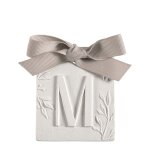Décor parfumé lettre m - voile de lin Décor parfumé lettre m - voile de lin