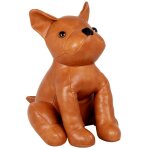 Dcoration chien marron
