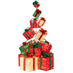 Decorations noël avec 15 coffrets cadeaux lumineux 170cm Decorations noël avec 15 coffrets cadeaux lumineux 170cm