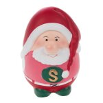 Dcoration santa nick rouge en rsine