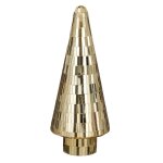 Décoration sapin de noël en verre doré h41 Décoration sapin de noël en verre doré h41