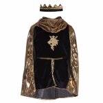 Dguisement enfant chevalier cape couronne or 9 10 ans