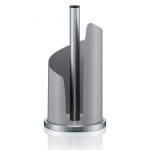 Drouleur essuie - tout  poser chrome et gris h33cm