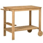 Desserte de jardin - desserte pour plancha - bois sapin pré - huilé Desserte de jardin - desserte pour plancha - bois sapin pré - huilé