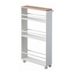 Desserte de rangement en acier - l47, 5 cm - blanc