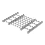 Dessous de plat acier inoxydable extensible