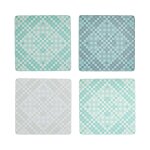 Dessous de plat en bois nature 9 x 9