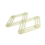 Dessous de plat étirable en inox vanille 19x35 cm blanc Dessous de plat étirable en inox vanille 19x35 cm blanc