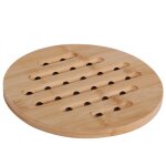 Dessous de plat rond en bambou d19cm Dessous de plat rond en bambou d19cm