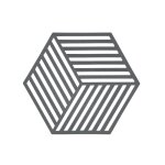 Dessous - de - plat en silicone gris froid