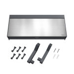 Dévidoir avec porte épices 5 usages et 6 crochets inox Dévidoir avec porte épices 5 usages et 6 crochets inox