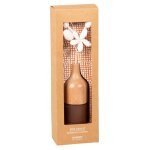 Diffuseur en bois de hêtre et verre fumé marron parfum bois vanillé 30ml Diffuseur en bois de hêtre et verre fumé marron parfum bois vanillé 30ml