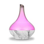 Diffuseur imitation marbre avec éclairage led multicolore - h 21, 5 Diffuseur imitation marbre avec éclairage led multicolore - h 21, 5