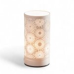 Diffuseur de parfum lectrique en mtal blanc commande tactile - h21 cm
