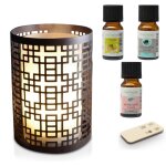 Diffuseur avec tlcommande vela et trio d'huiles escale en amoureux