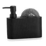 Distributeur liquide vaisselle + porte ponge polyrsine 16, 5x5, 5x15cm