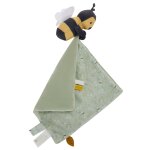 Doudou abeille promenade bucolique en coton vert Doudou abeille promenade bucolique en coton vert