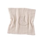 Doudou coton bio beige 30 x 30 cm