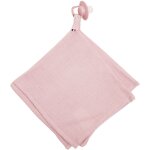 Doudou lange attache tétine en gaze de coton Doudou lange attache tétine en gaze de coton