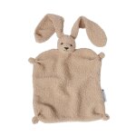 Doudou lapin polyester beige 30x30 cm