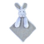 Doudou lapin en polyester bleu 26 cm