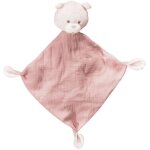 Doudou plat rose ours lily poudr�e