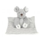 Doudou souris pliable en polyester gris 16 cm Doudou souris pliable en polyester gris 16 cm