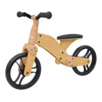 Draisienne avec panier, 2 roues en bois naturel - 2 ans à 5 ans Draisienne avec panier, 2 roues en bois naturel - 2 ans à 5 ans