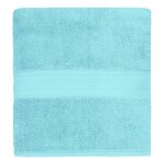 Drap de bain 550 g / m bleu turquoise 70x140 cm