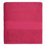 Drap de bain 550 g / m² rose indien 70x140 cm Drap de bain 550 g / m² rose indien 70x140 cm