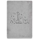 Drap de bain en coton gris cendré 70x130 cm Drap de bain en coton gris cendré 70x130 cm