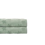Drap de bain coton jacquard vert 70 x 120 cm Drap de bain coton jacquard vert 70 x 120 cm
